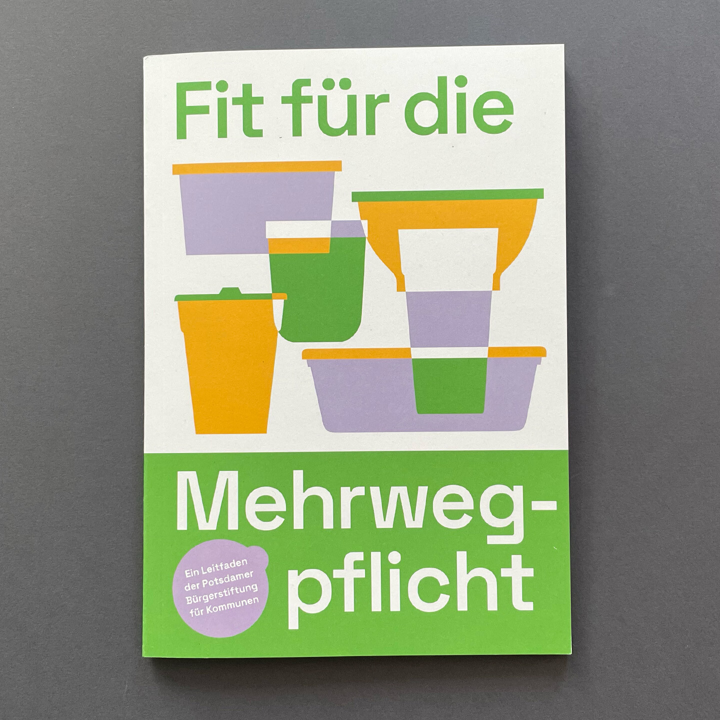 Fit für die Mehrwegpflicht – Broschüre der Potsdamer Bürgerstiftung